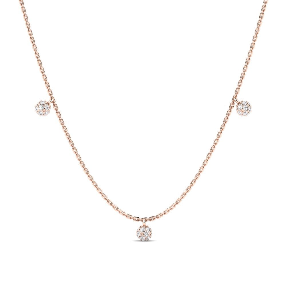14ct Rose Gold Women's Necklace Rowcross