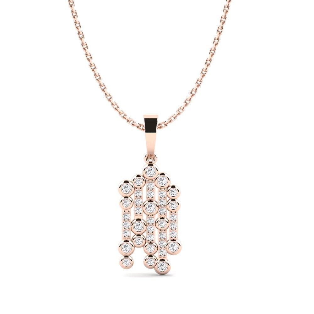 14ct Rose Gold Women's Pendant Seminko