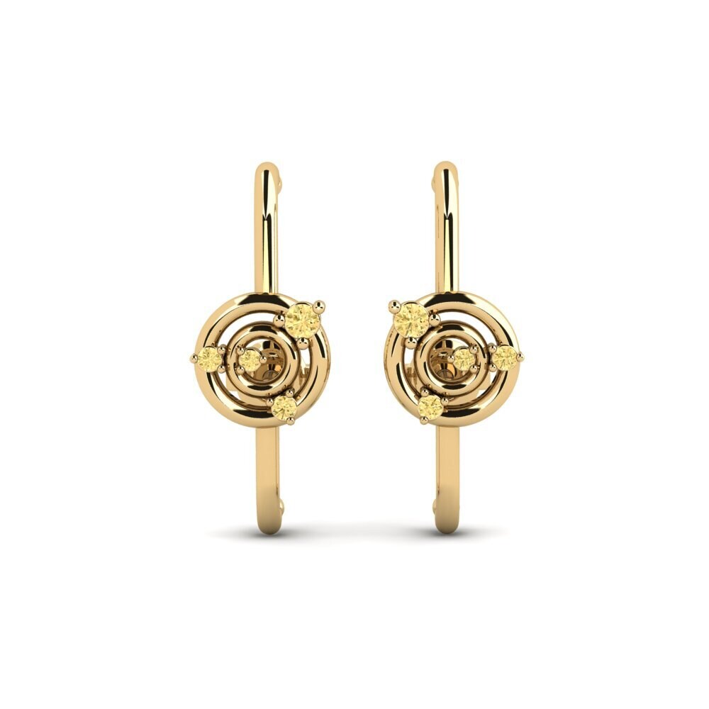 Yellow Diamond Women's Earring Sferet