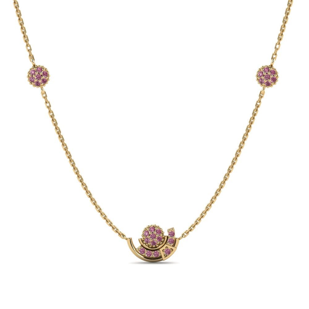 Rhodolite Garnet Women's Necklace Spacefaring