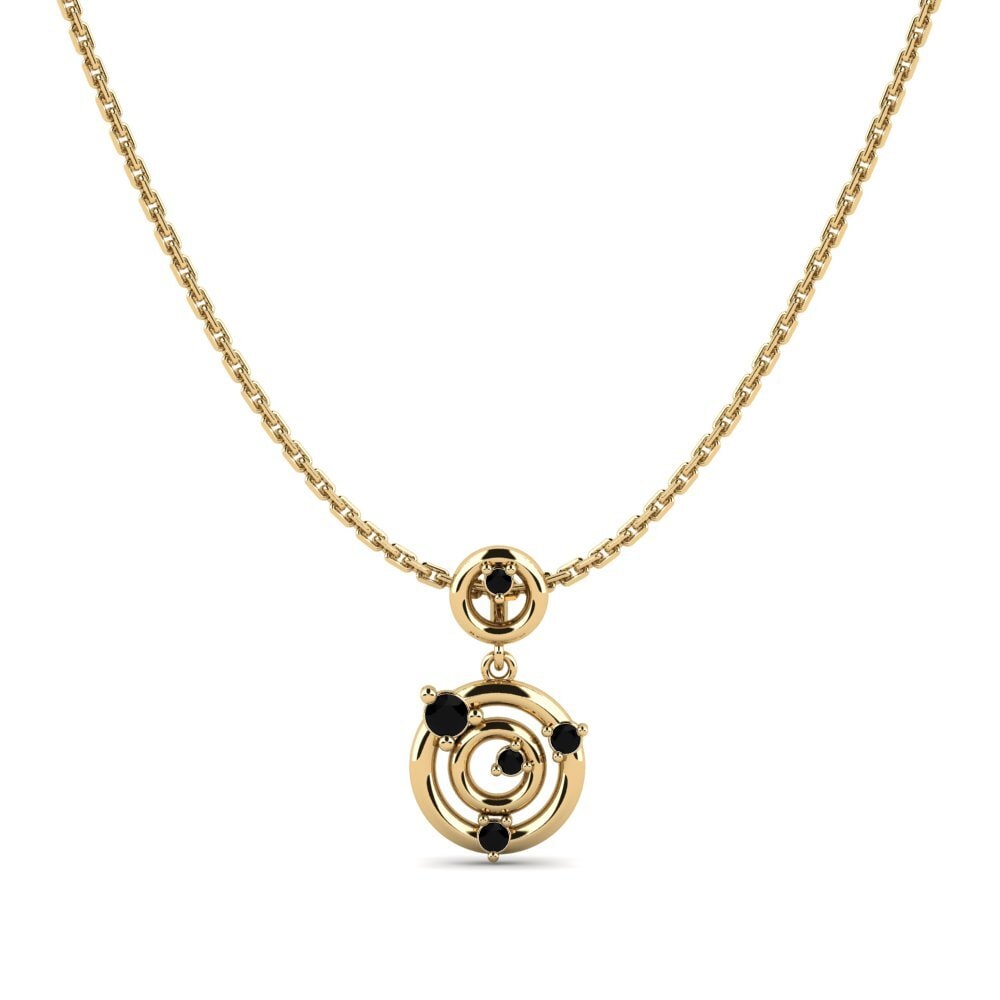 Black Onyx Women's Pendant Steampunk