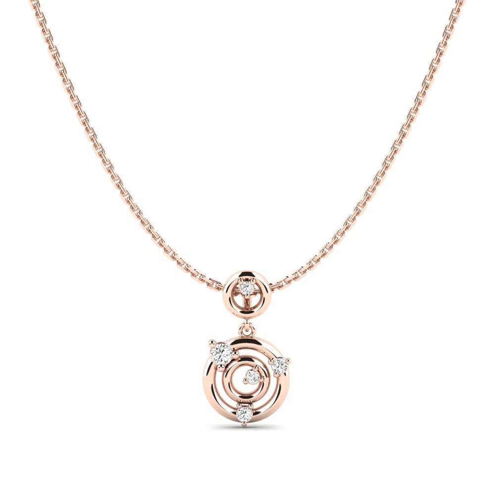 14ct Rose Gold Women's Pendant Steampunk