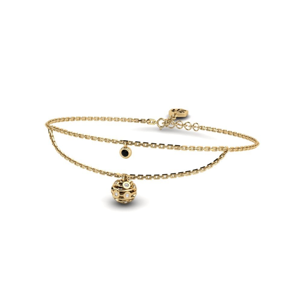 Schwarzer Saphir Damen armband Sulina