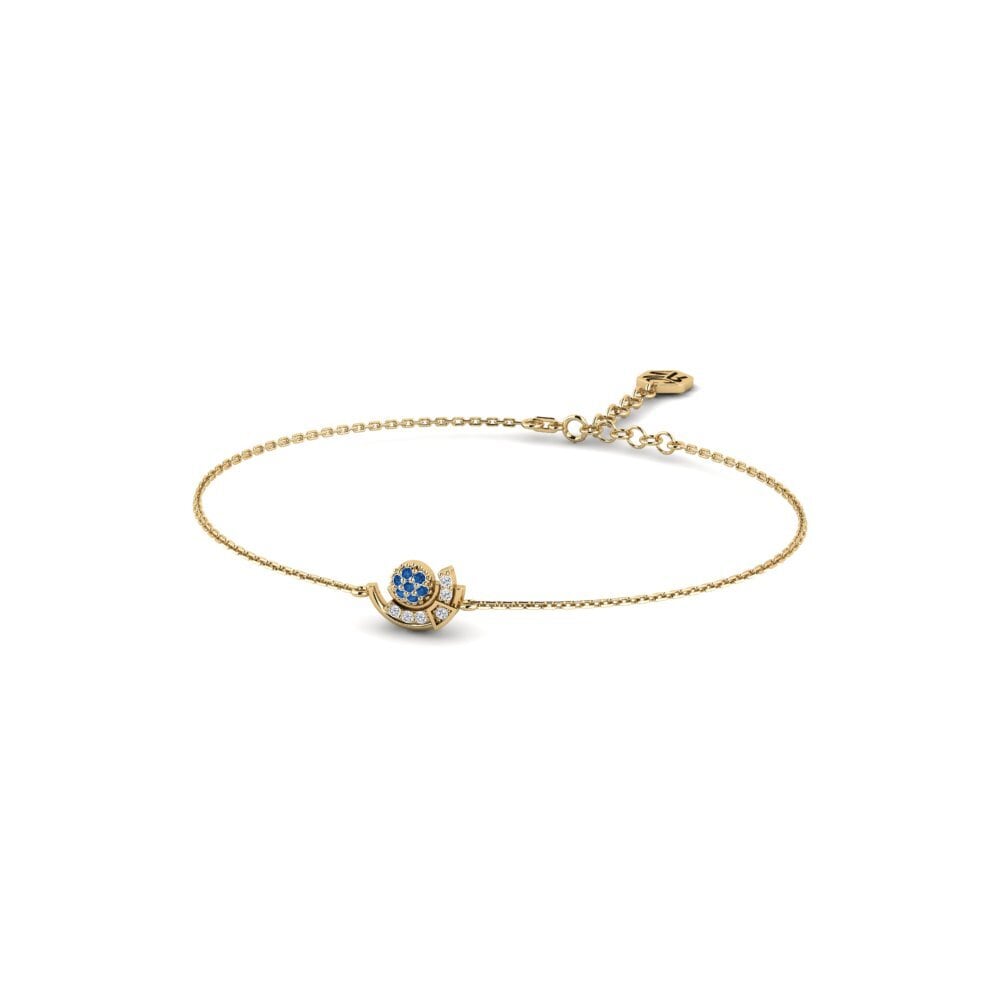 ダークブルージルコニア 女性ブレスレット Tardied