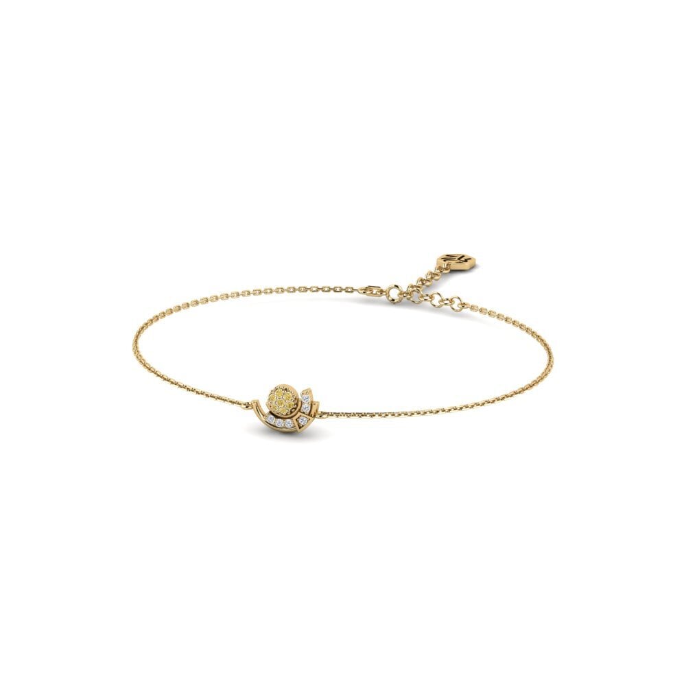 Yellow Diamond Women's Bracelet Tardied