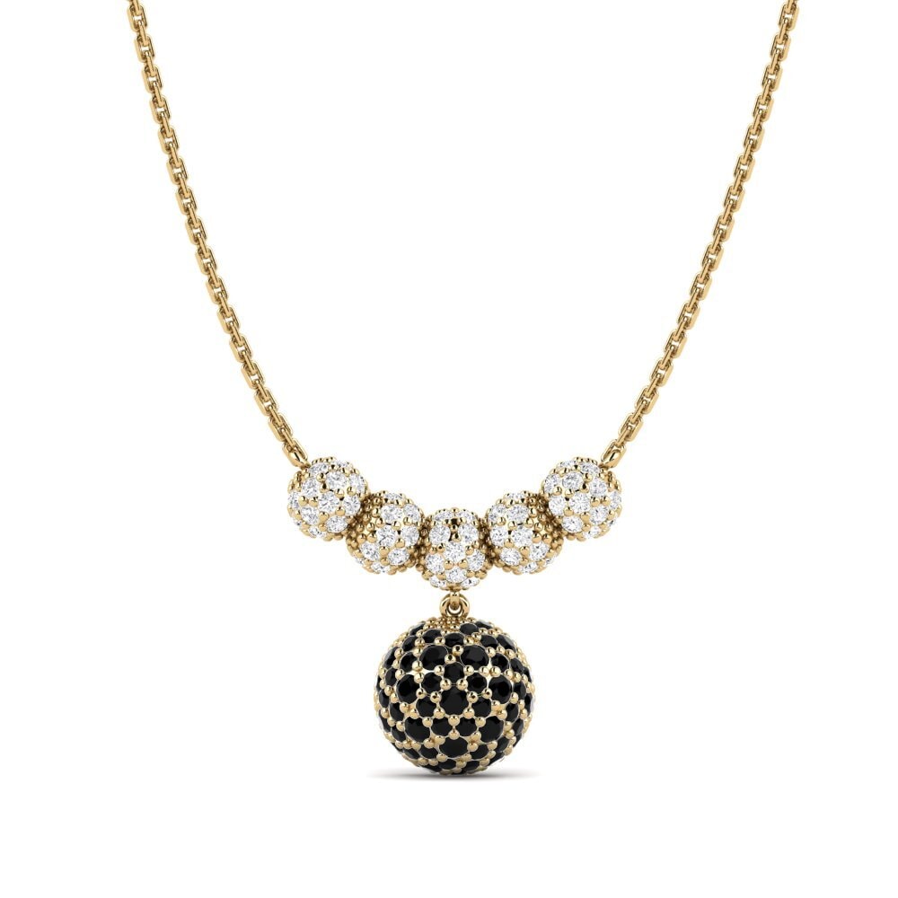 Black Sapphire Women's Necklace Tasker