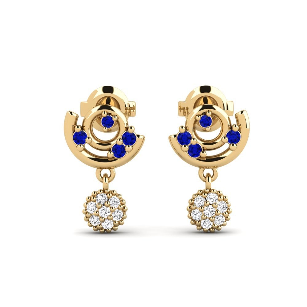 Sapphire Women's Earring Thunath - A
