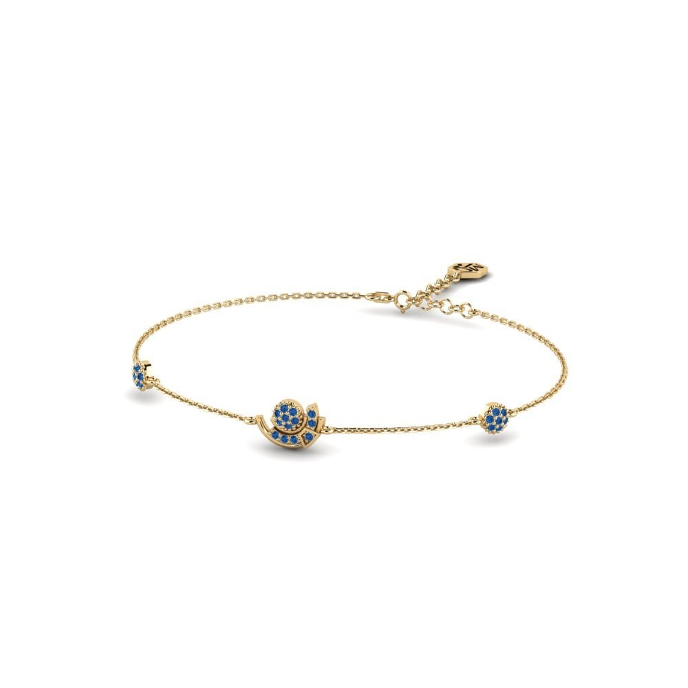 Dark Blue Zirconia Women's Bracelet Universology
