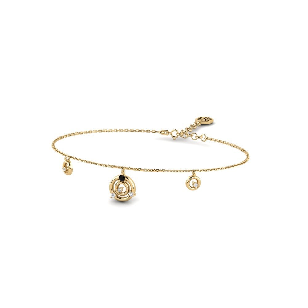 Schwarzer Saphir Damen armband Utopist