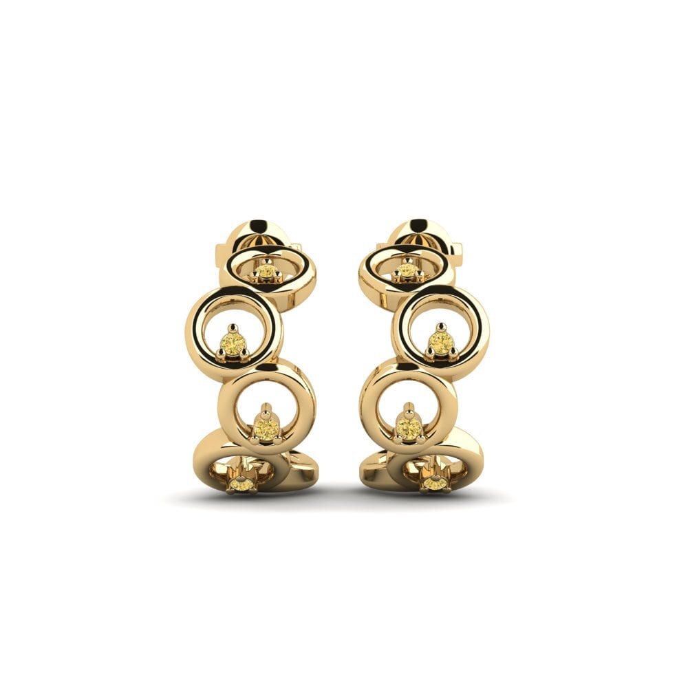 Yellow Diamond Women's Earring Virtuality