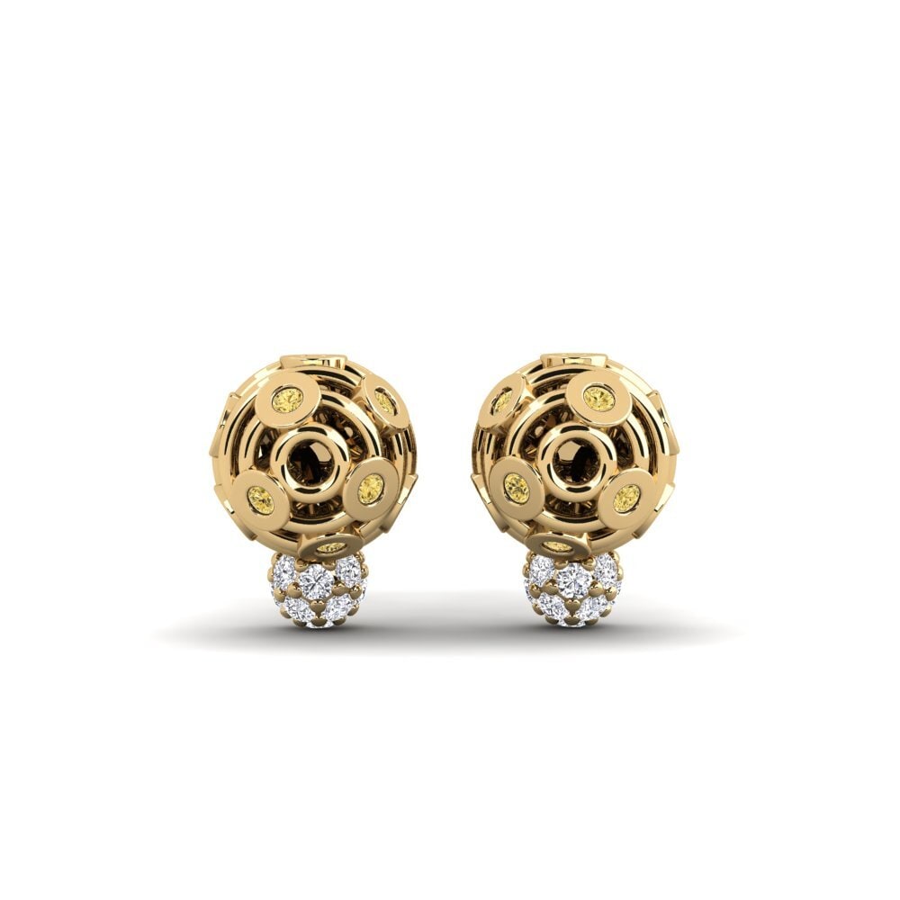 Yellow Diamond Women's Earring Wadham - A