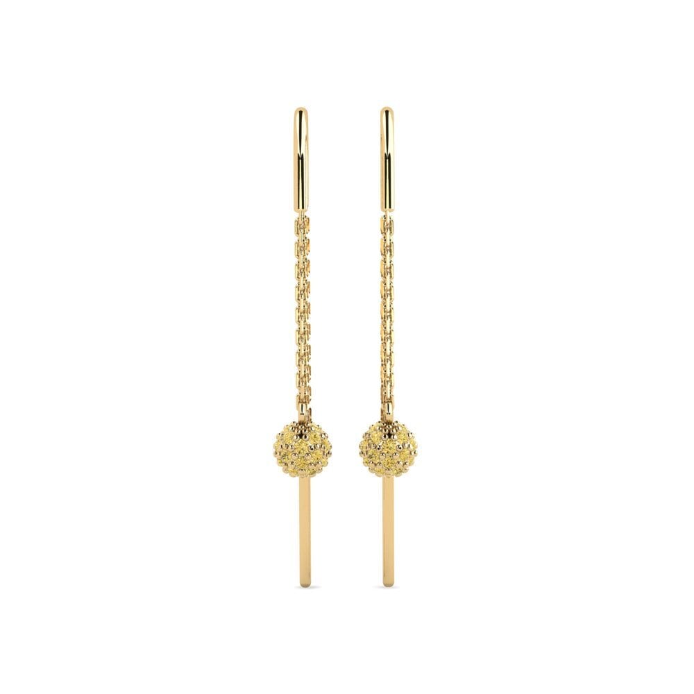 Yellow Diamond Women's Earring Wadham - B