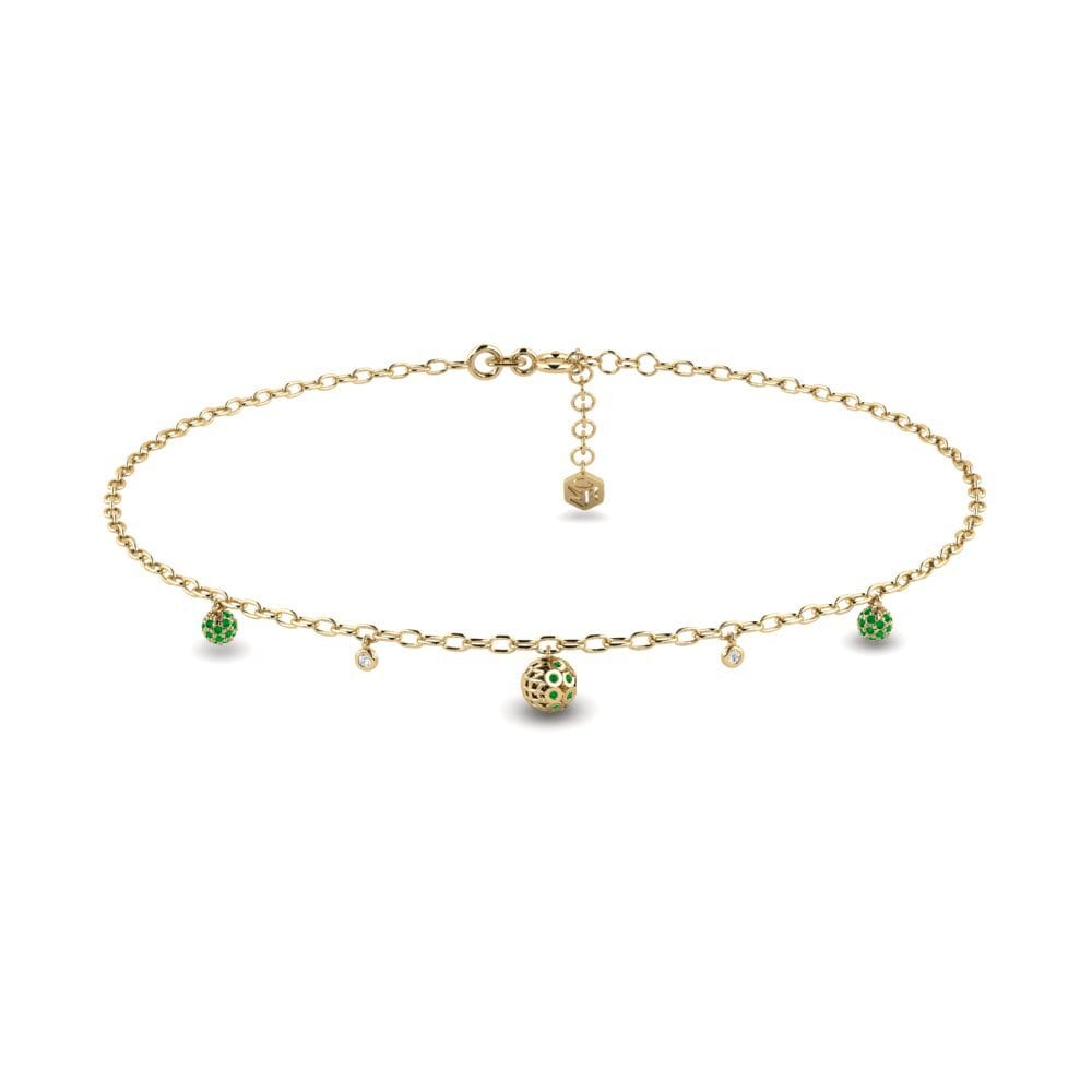 Emerald Women's Anklets Yeate