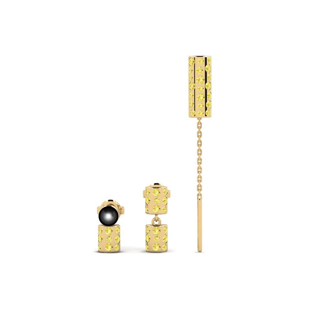 Yellow Sapphire Women's Earring Lihula - SET