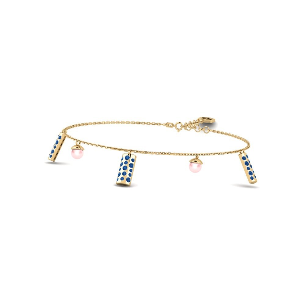Circonita Azul Oscuro Pulsera de Mujer Limanowa