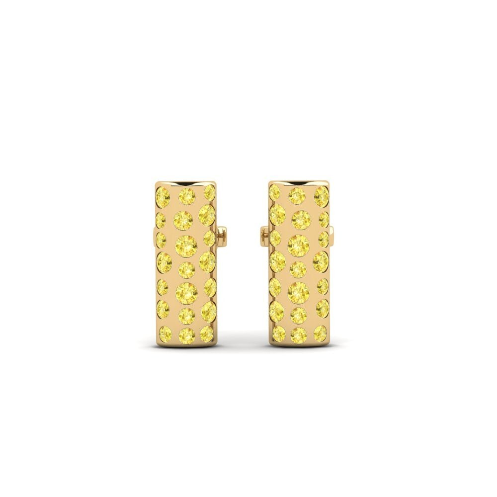 Yellow Sapphire Women's Earring Maardu