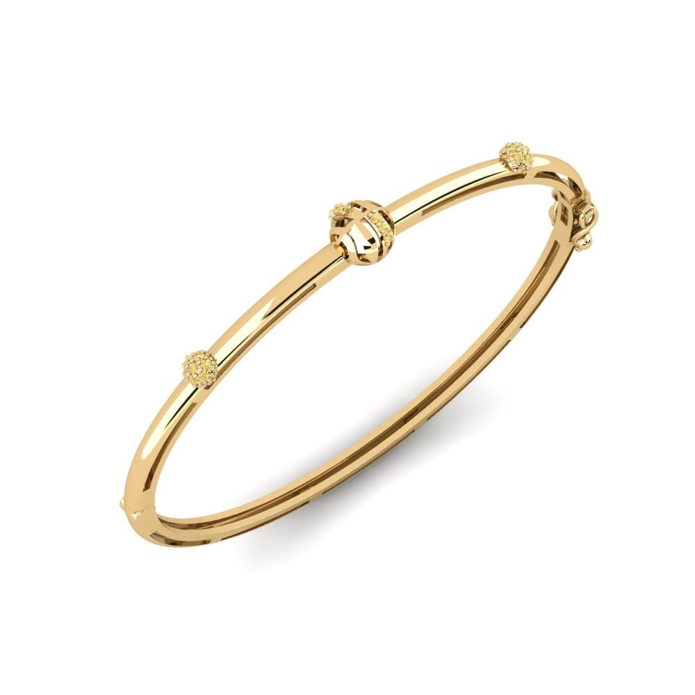 Yellow Diamond Women's Bangle Magdalena