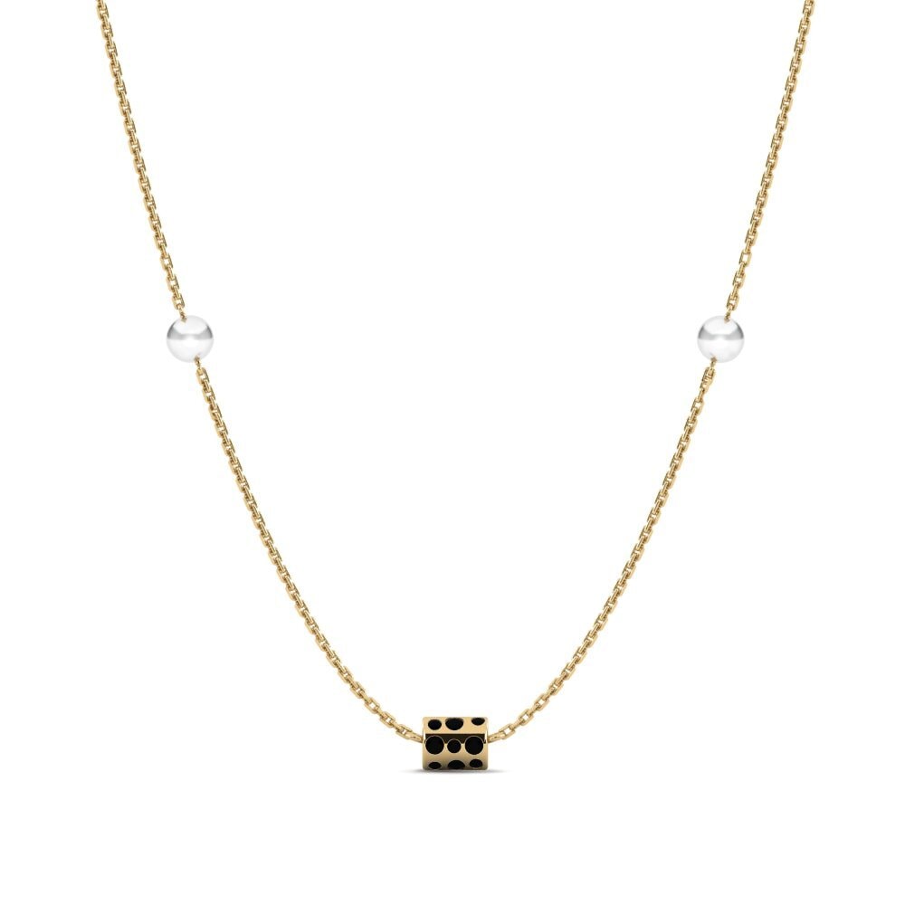 Black Onyx Women's Necklace Margonin