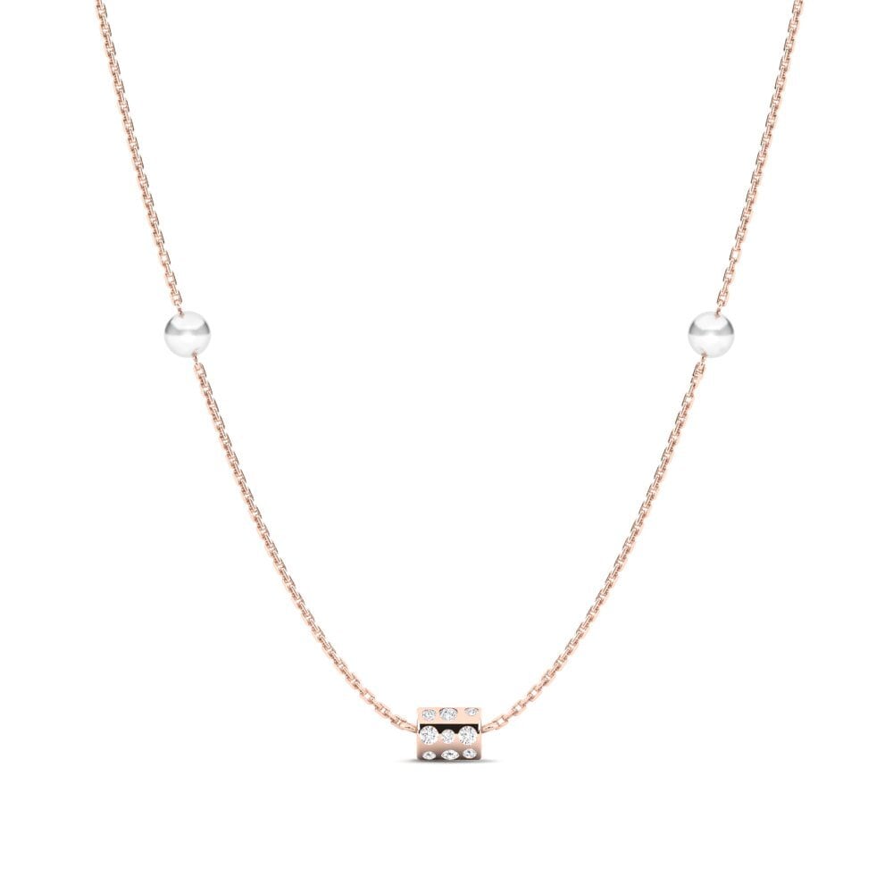 9ct Rose Gold Women's Necklace Margonin