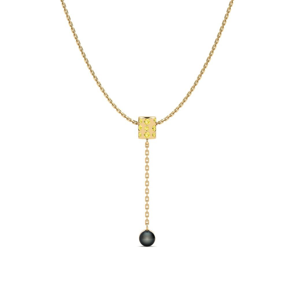 Yellow Sapphire Women's Pendant Mielec