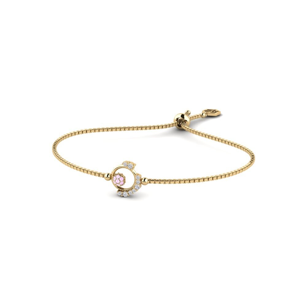 Zafiro Rosado Pulsera de Mujer Olugero