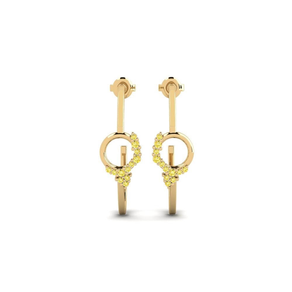 Yellow Sapphire Women's Earring Orino