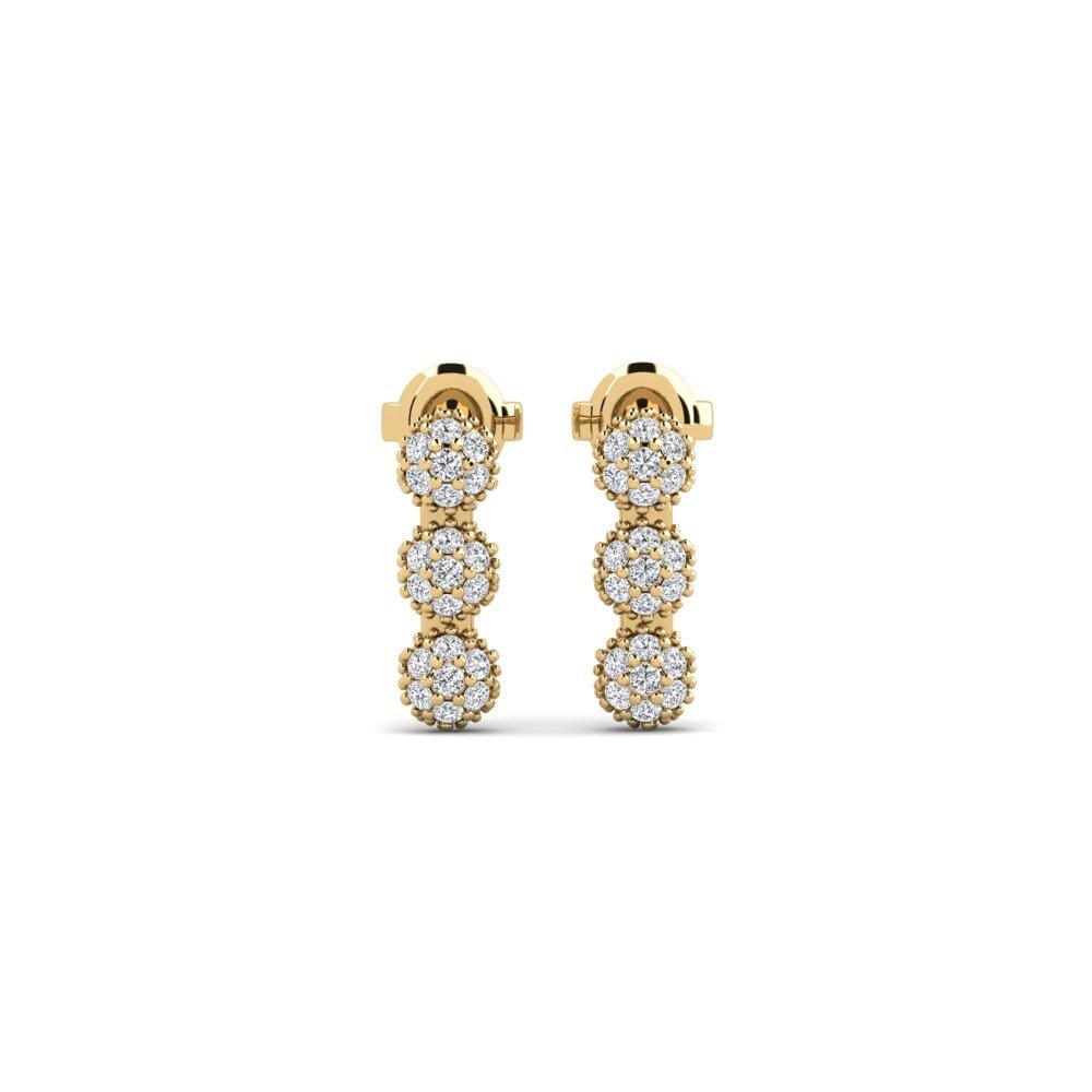 Diamond Women's Earring Paars