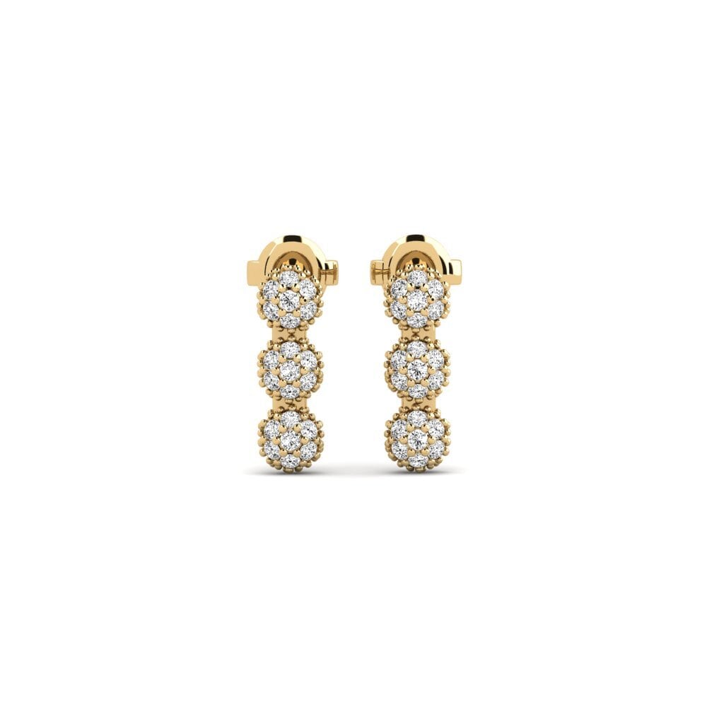 Moissanite Women's Earring Paars
