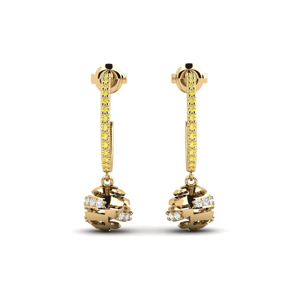 Yellow Sapphire Women's Earring Protoc