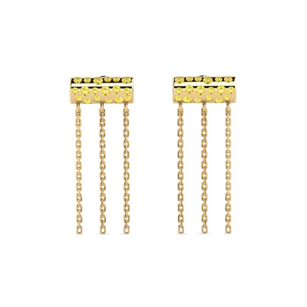 Yellow Sapphire Women's Earring Rakvere