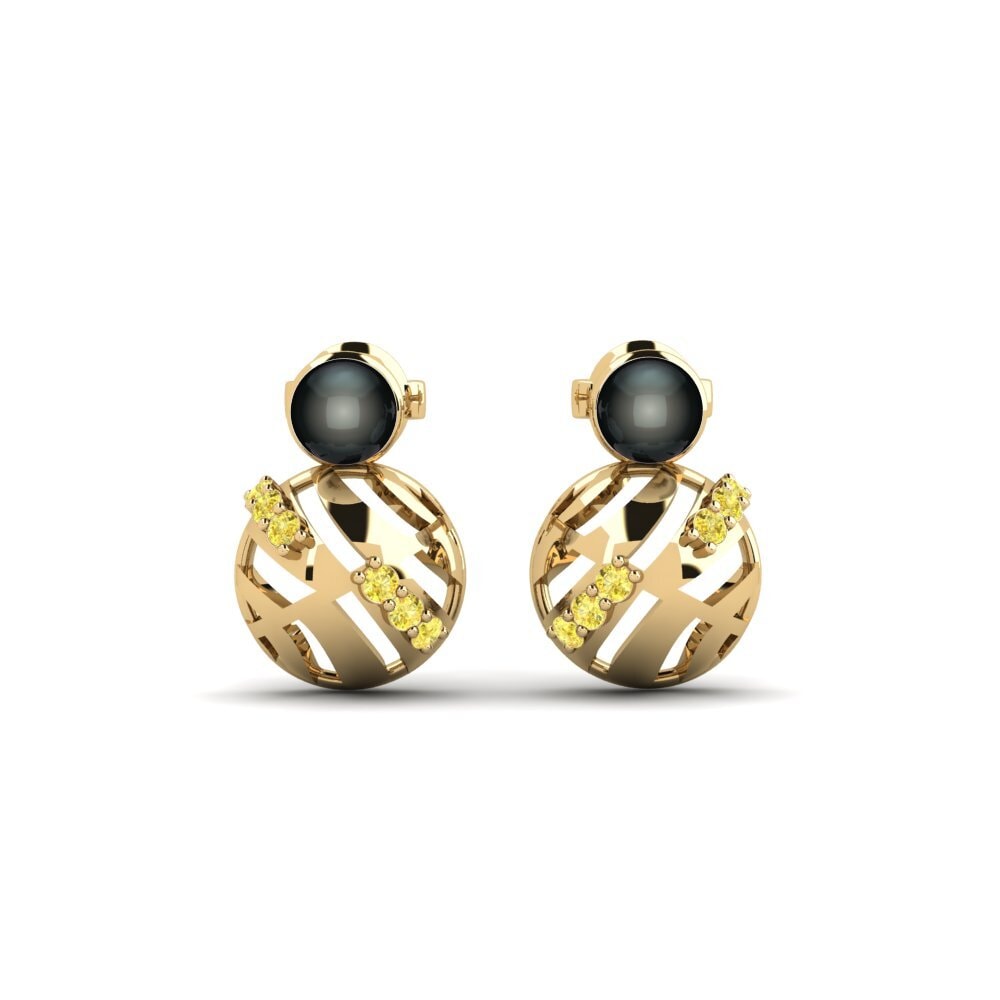 Yellow Sapphire Women's Earring Realita