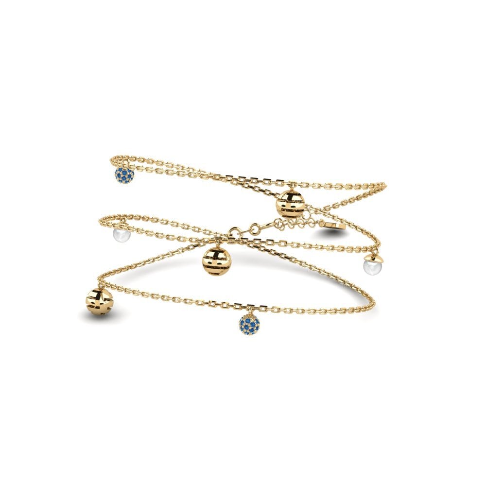 Dark Blue Zirconia Women's Necklace Rogate