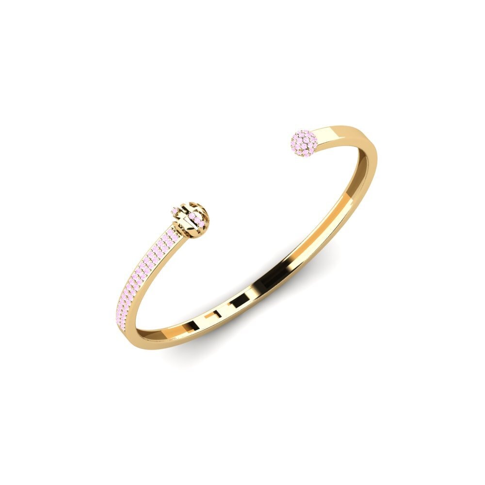 Zafiro Rosado Pulsera de Mujer Seenaa