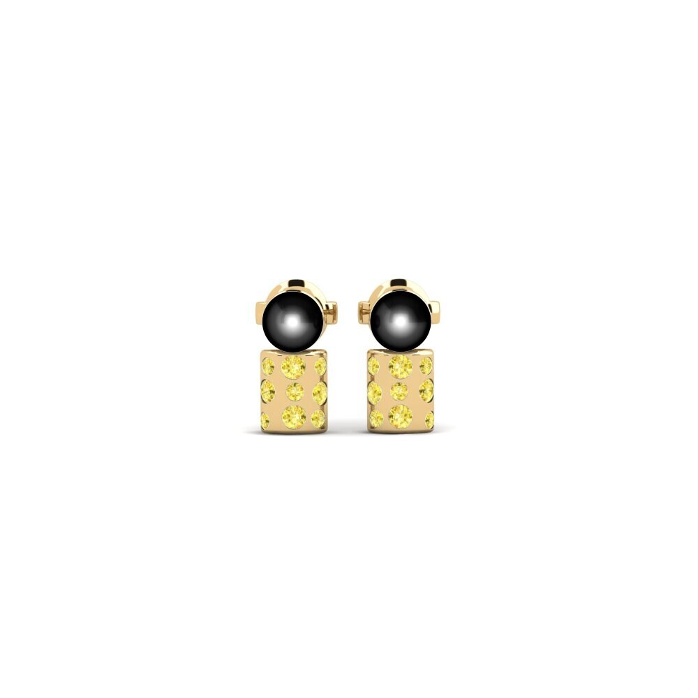 Yellow Sapphire Women's Earring Slonim