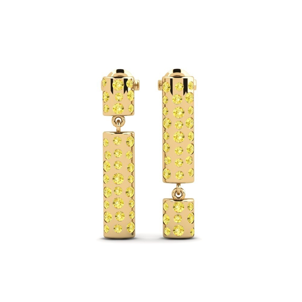 Yellow Sapphire Women's Earring Tamsalu