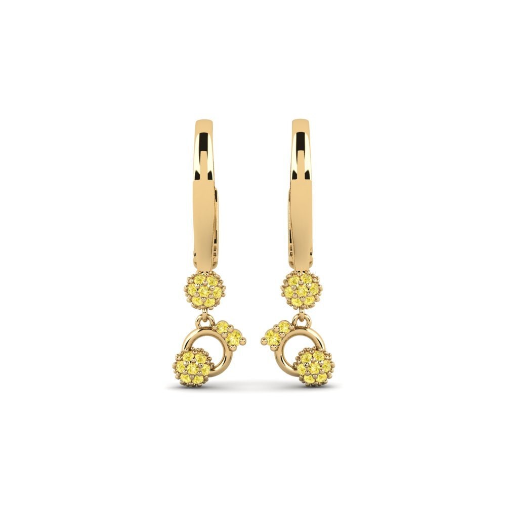 Yellow Sapphire Women's Earring Taurari
