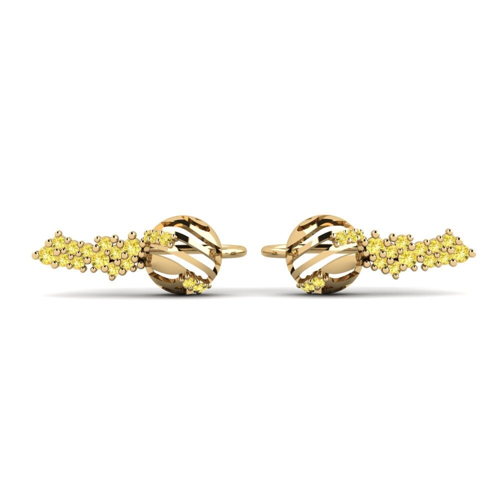 Yellow Sapphire Women's Earring Ukweli