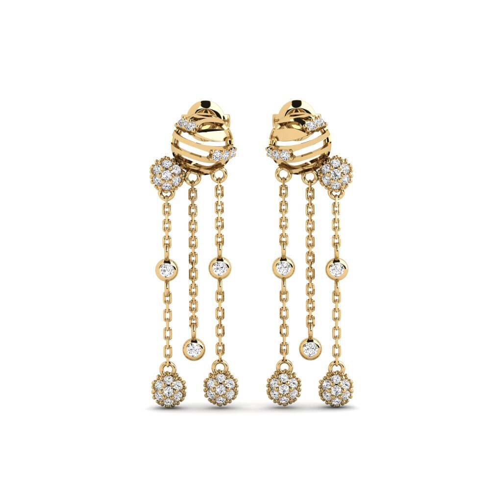 Moissanite Women's Earring Werklikheid