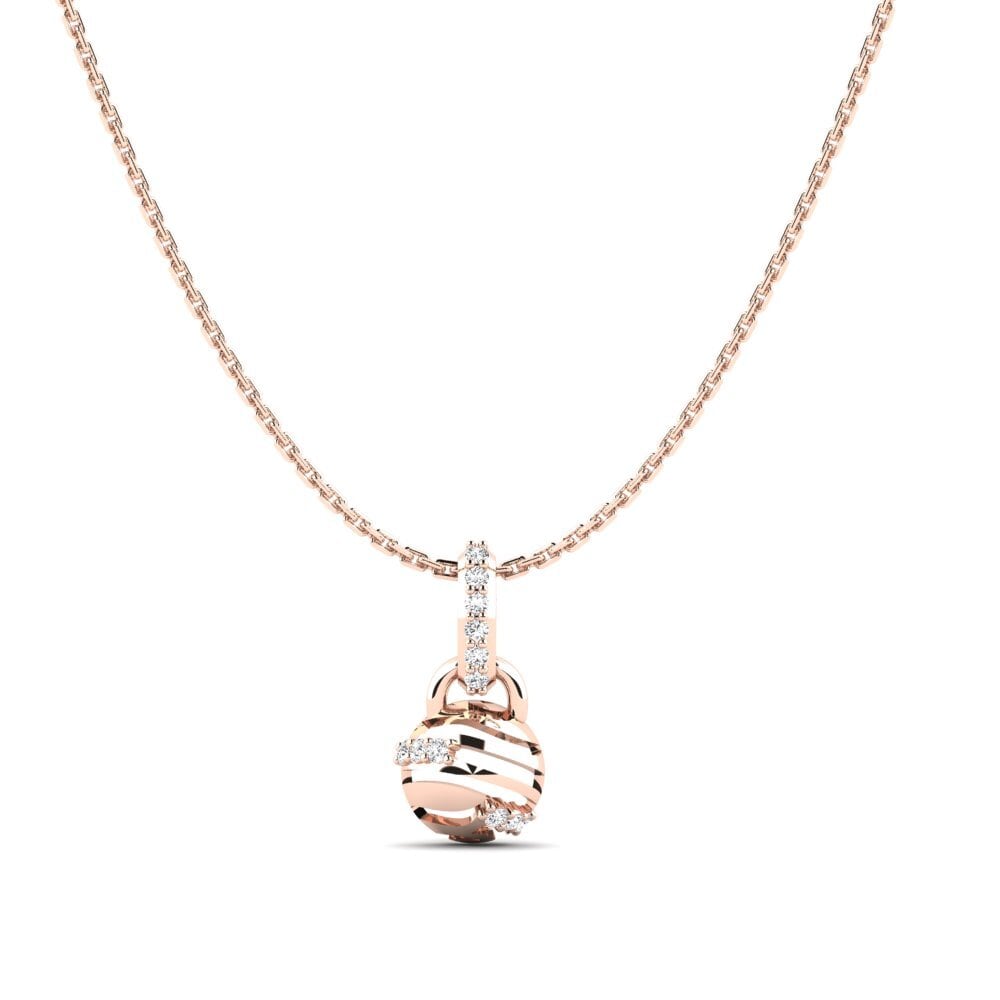9ct Rose Gold Women's Pendant Atabapo