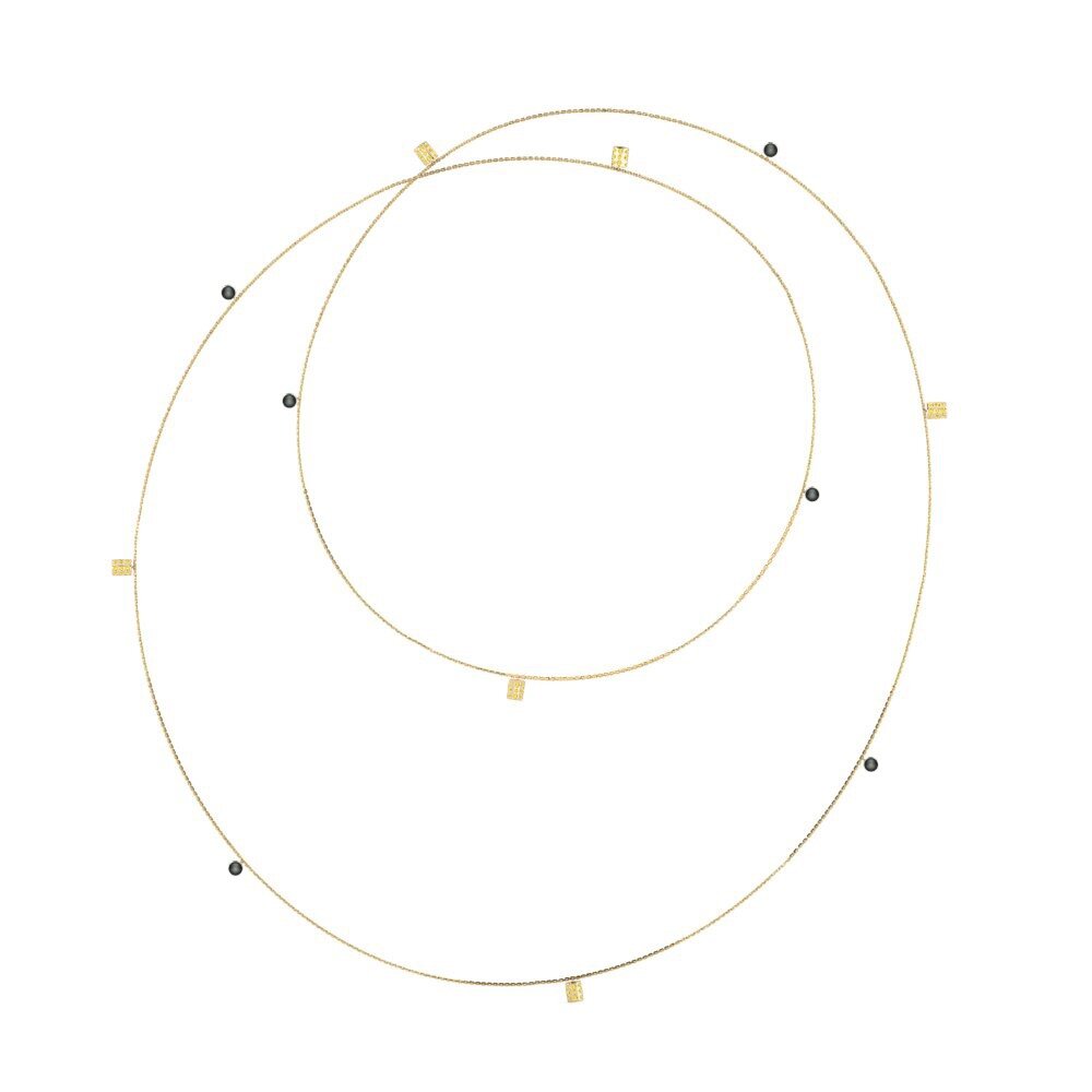 Yellow Sapphire Women's Necklace Bjaroza