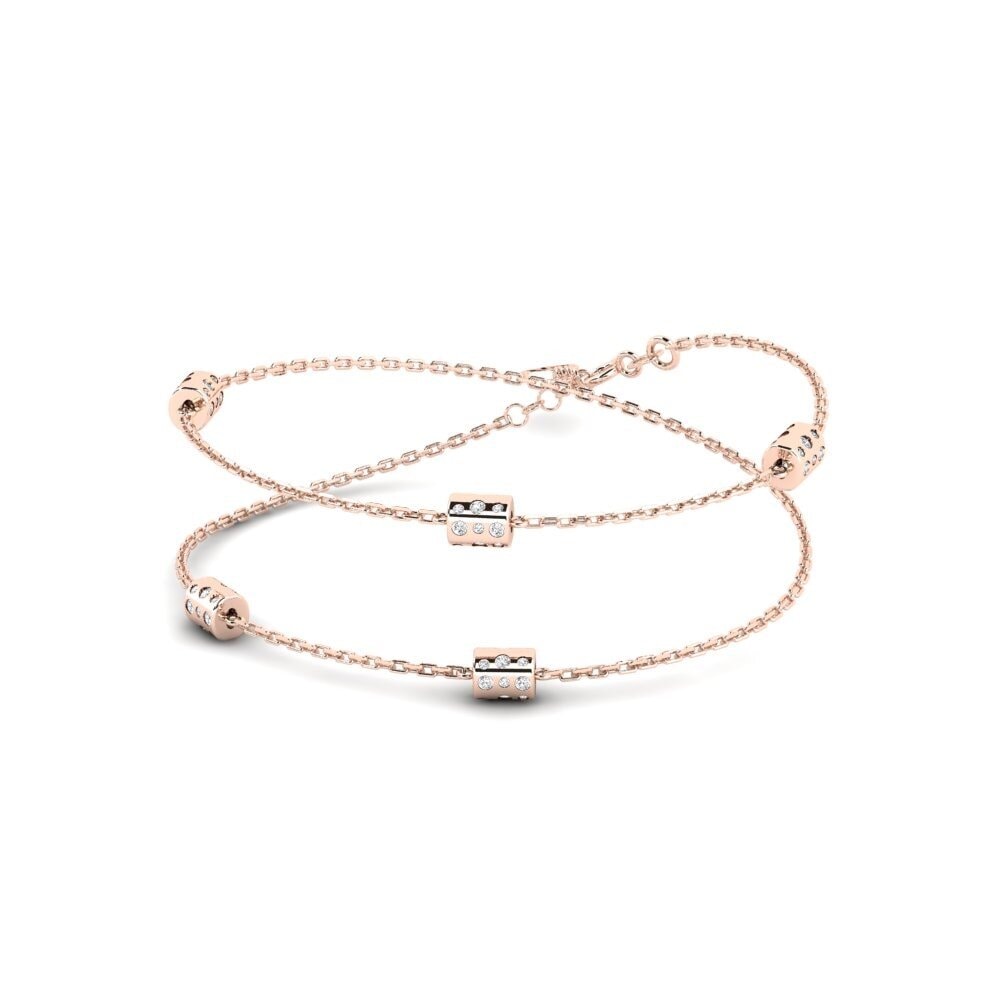 9ct Rose Gold Women's Necklace Canillo
