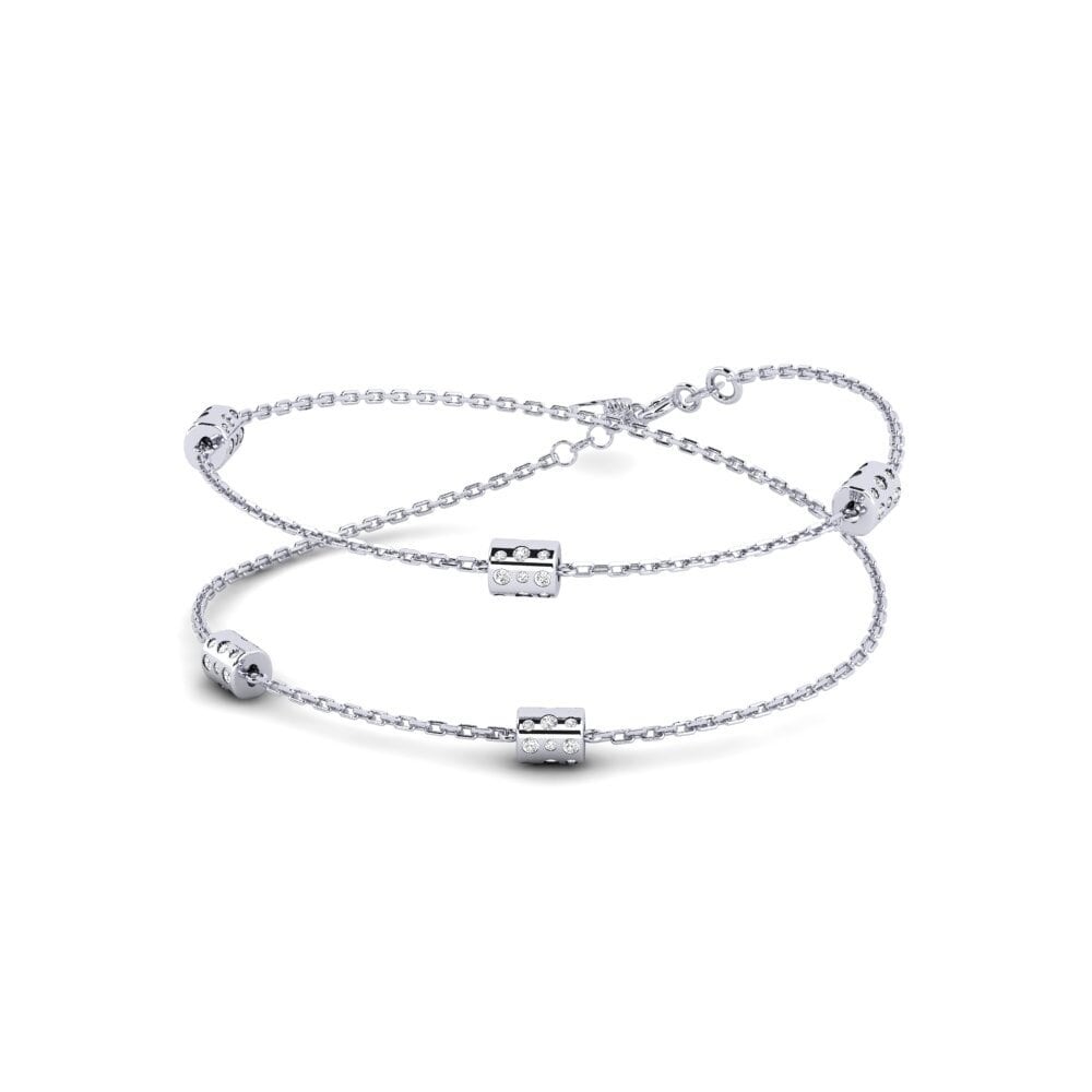 18ct White Gold Women's Necklace Canillo