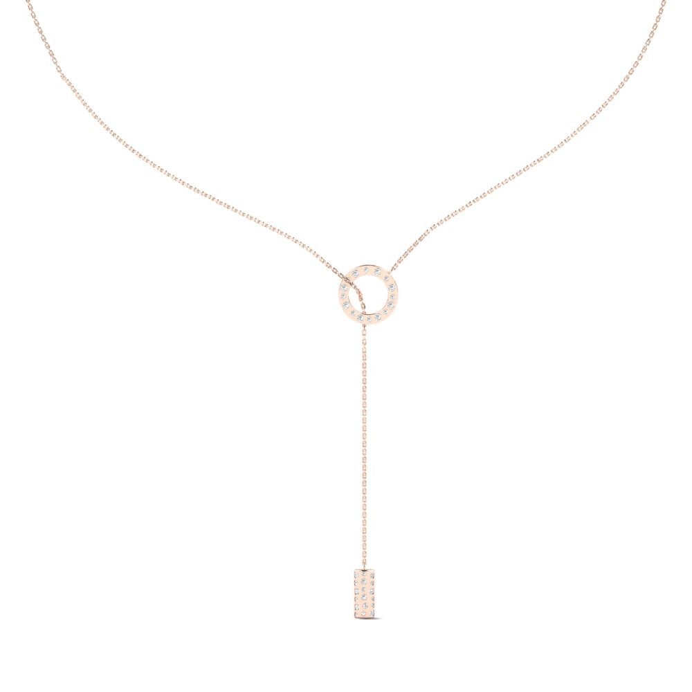 9ct Rose Gold Women's Necklace Engordany