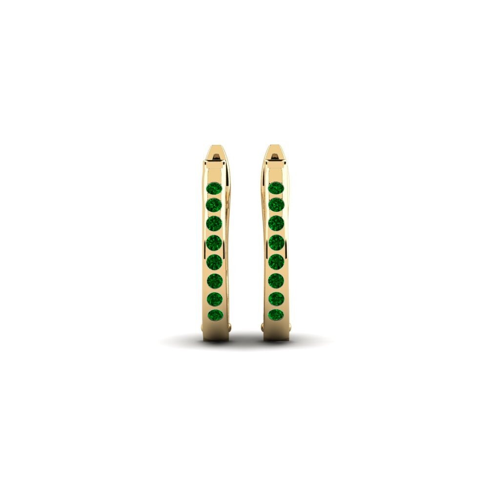 Green Zirconia Women's Earring Gliwice