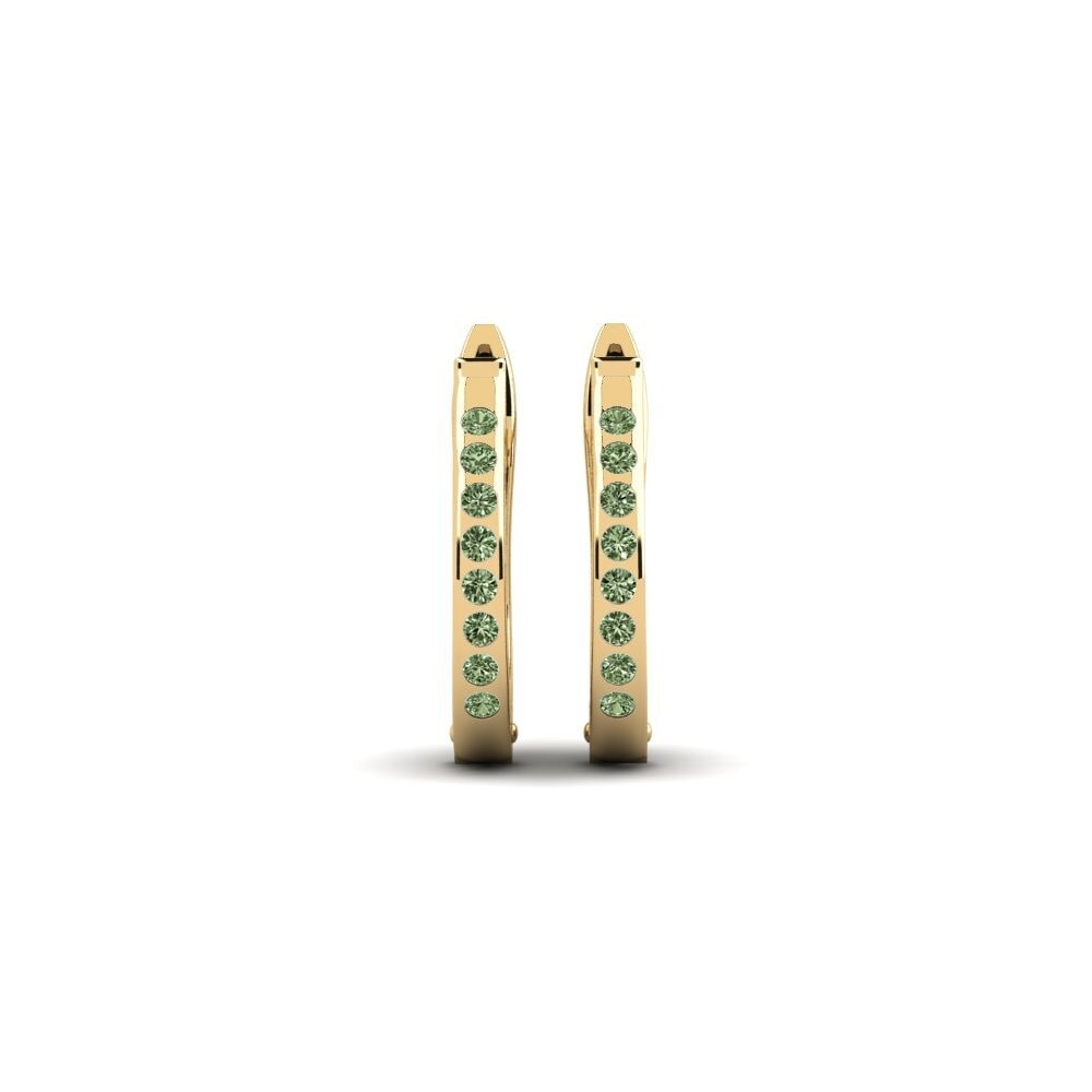 Green Diamond Women's Earring Gliwice