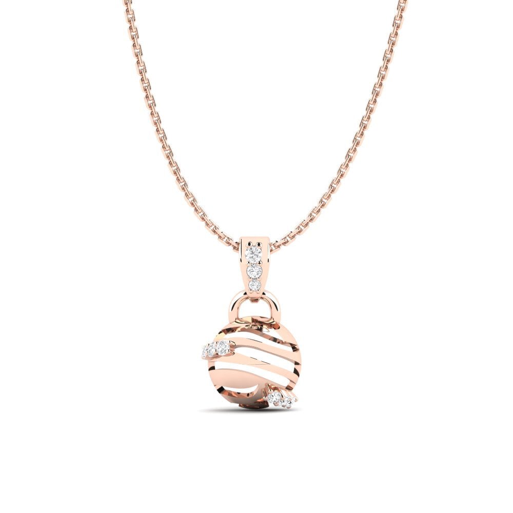 9ct Rose Gold Women's Pendant Inyaniso