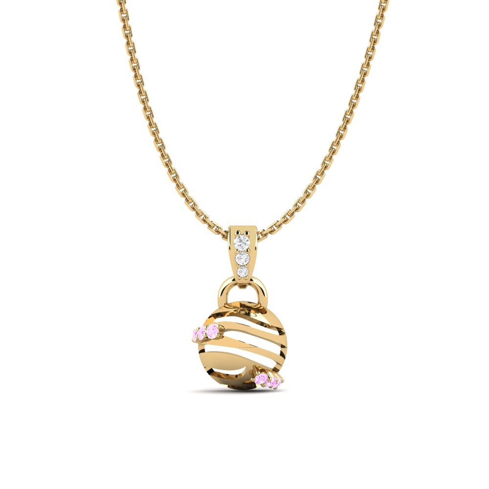 Pink Sapphire Women's Pendant Inyaniso