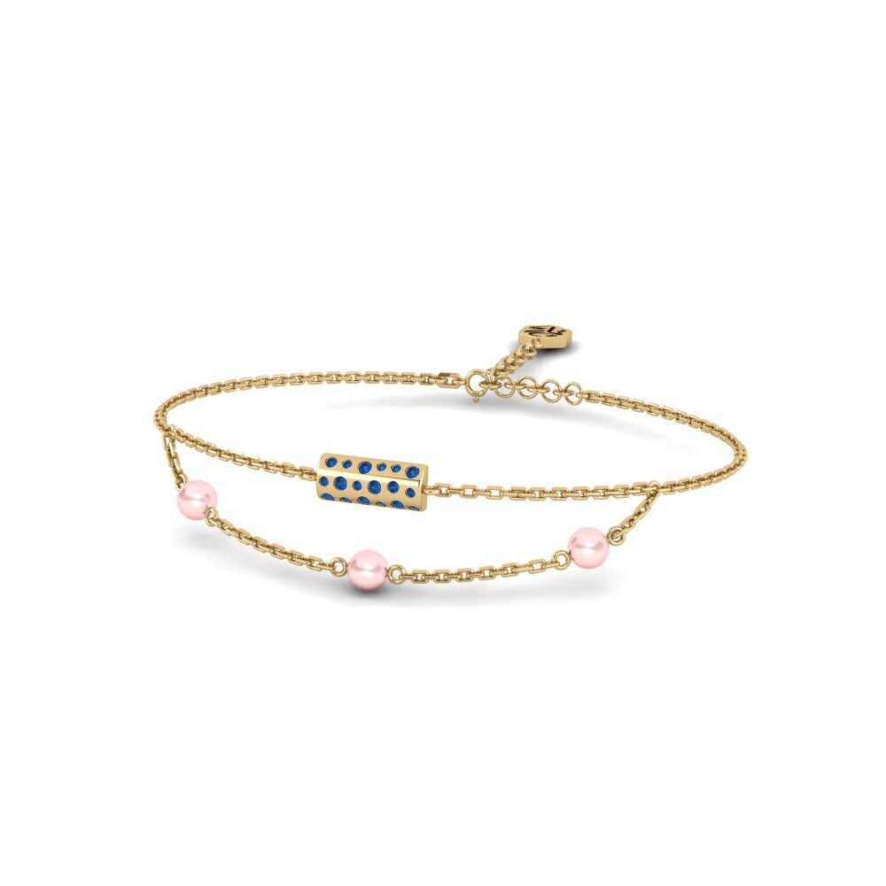 Circonita Azul Oscuro Pulsera de Mujer Krasta