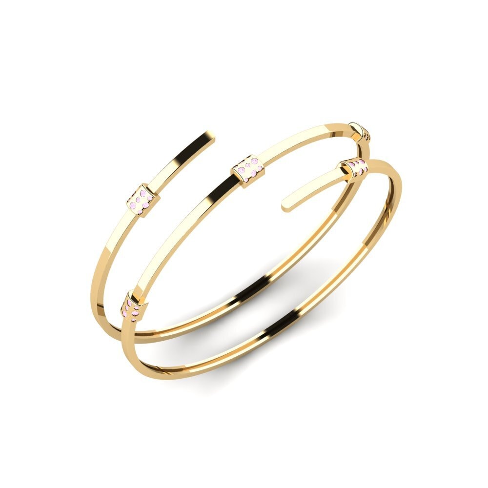 Zafiro Rosado Pulsera de Mujer Kurbnesh