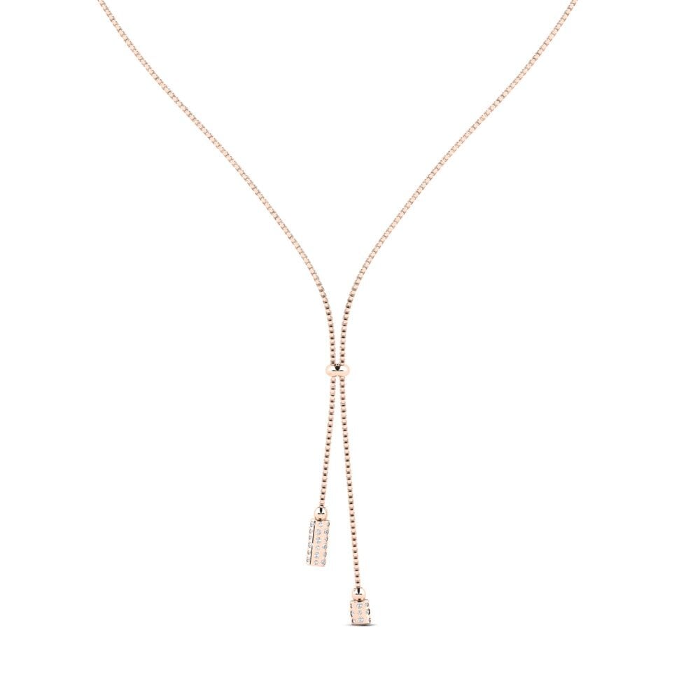 9ct Rose Gold Women's Necklace Lamasana